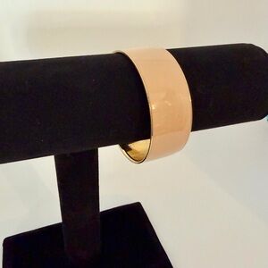 J. Crew Ivory & Gold Tone Bangle Bracelet